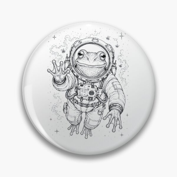 Item preview, Vintage Frog Astronaut Animal Lover designed and sold by TerryConnells.
