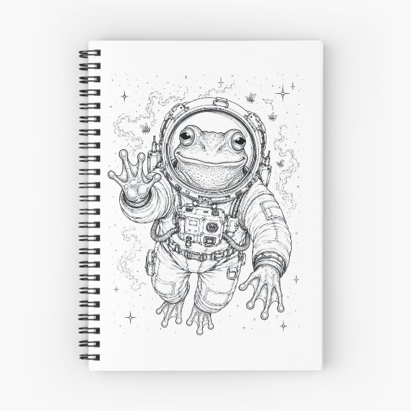 Item preview, Vintage Frog Astronaut Animal Lover designed and sold by TerryConnells.