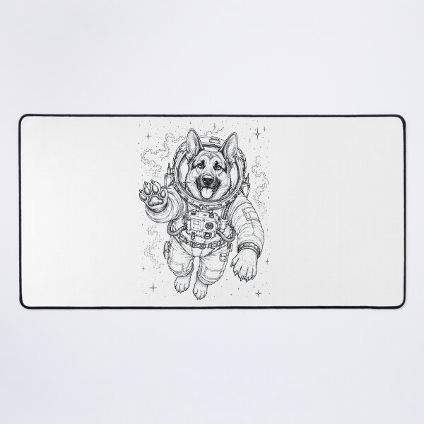 Item preview, Vintage German Shepherd Astronaut Dog Dad Mom Lover designed and sold by TerryConnells.