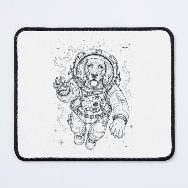 Item preview, Vintage German Shorthaired Pointer Astronaut Dog Dad Mom Lover designed and sold by TerryConnells.