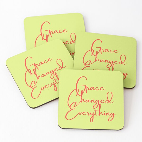 Item preview, Grace Changed Everything – Christian Typography Sticker and Apparel Design designed and sold by photoart1854.