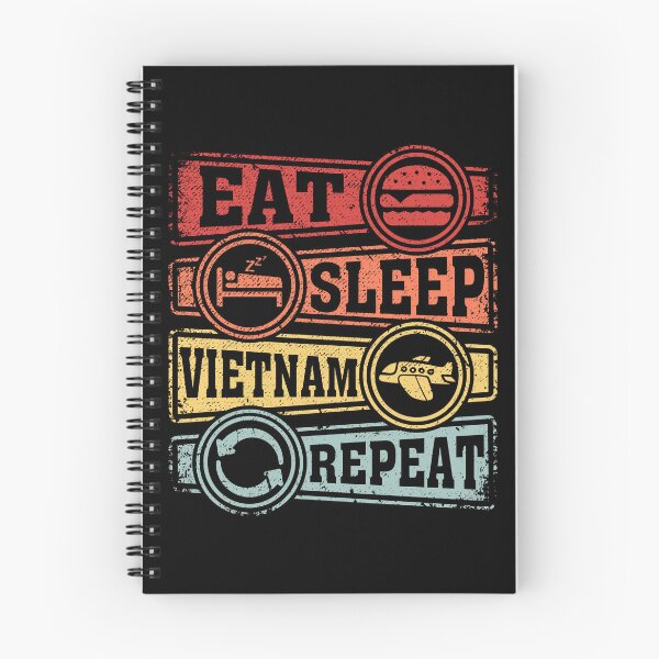 Item preview, Eat Sleep Vietnam Repeat designed and sold by GabbyKash.