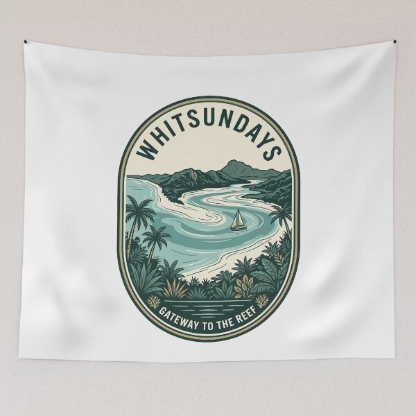 Item preview, Whitsundays Australia Gateway To The Reef Vintage designed and sold by k3rstman1.