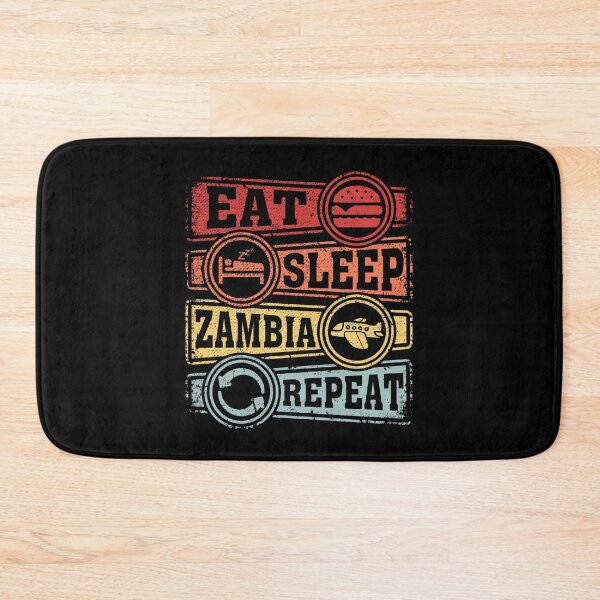 Item preview, Eat Sleep Zambia Repeat designed and sold by GabbyKash.
