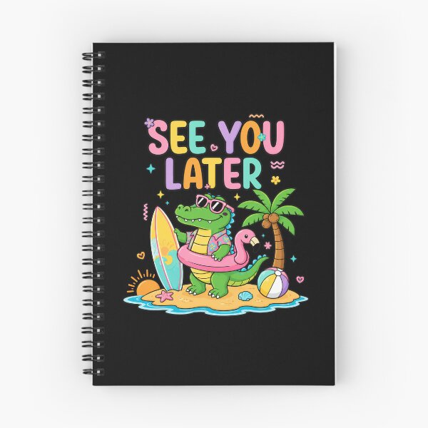 Item preview, See You Later Teacher Summer Alligator Last Day of School designed and sold by cass-vale-lab.