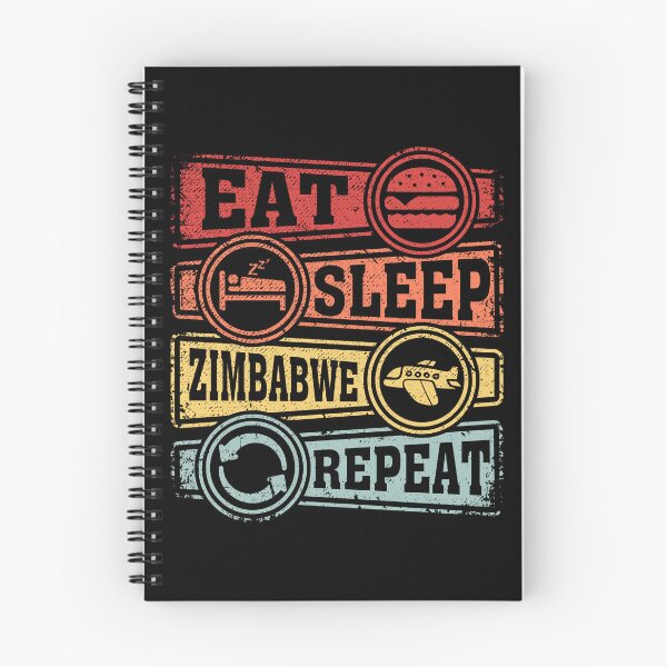 Item preview, Eat Sleep Zimbabwe Repeat designed and sold by GabbyKash.