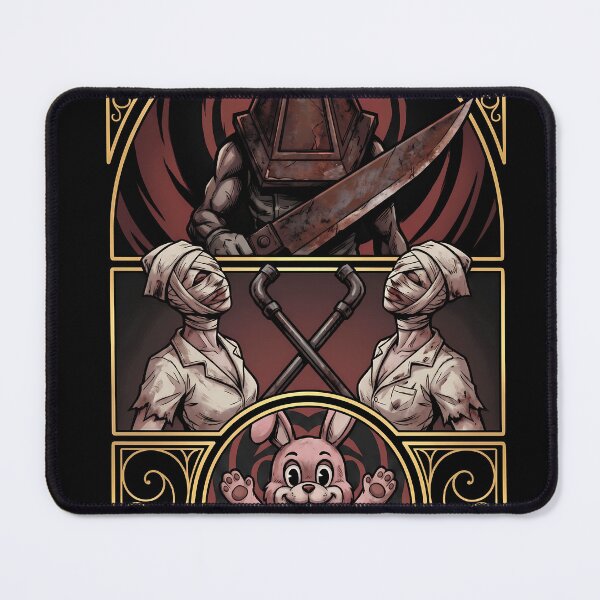 Item preview, Pyramid Head Silent Hill Fan Art – Red Helmet Great Knife Horror Design designed and sold by Senpaiwaves.