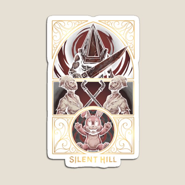 Item preview, Pyramid Head Silent Hill Fan Art – Red Helmet Great Knife Horror Design designed and sold by Senpaiwaves.