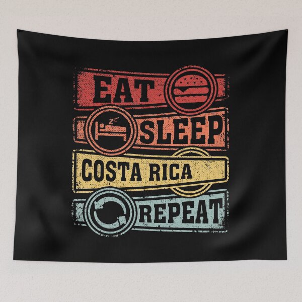 Item preview, Eat Sleep Costa Rica Repeat designed and sold by GabbyKash.