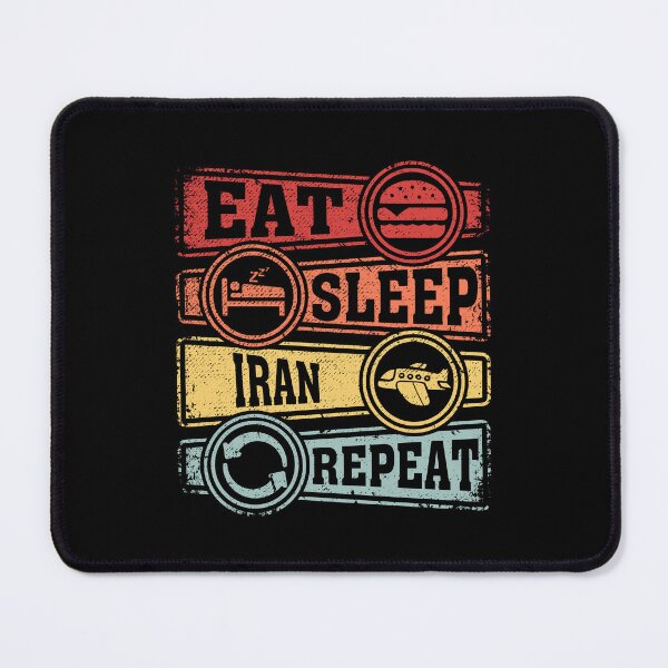 Item preview, Eat Sleep Iran Repeat designed and sold by GabbyKash.