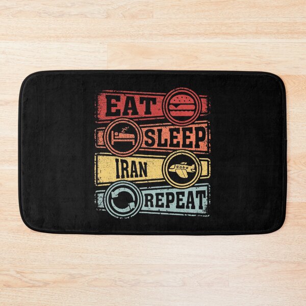 Item preview, Eat Sleep Iran Repeat designed and sold by GabbyKash.