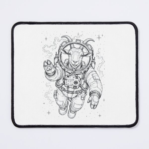 Item preview, Vintage Goat Astronaut Animal Lover designed and sold by TerryConnells.