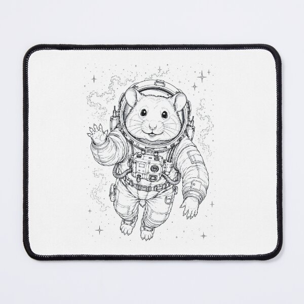 Item preview, Vintage Hamster Astronaut Animal Lover designed and sold by TerryConnells.