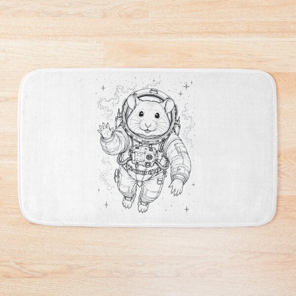 Item preview, Vintage Hamster Astronaut Animal Lover designed and sold by TerryConnells.