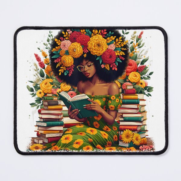 Item preview, Educated Melanin Queen Afro Women Reading Book Black History T-Shirt designed and sold by kevincuellar.
