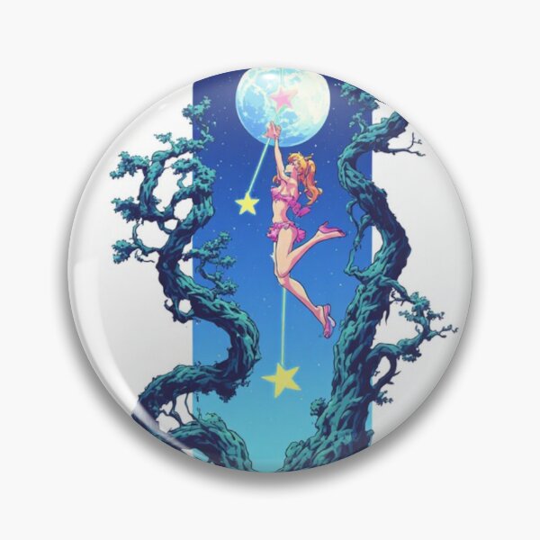 Item preview, Lady hanging from moon designed and sold by Kari's shop.