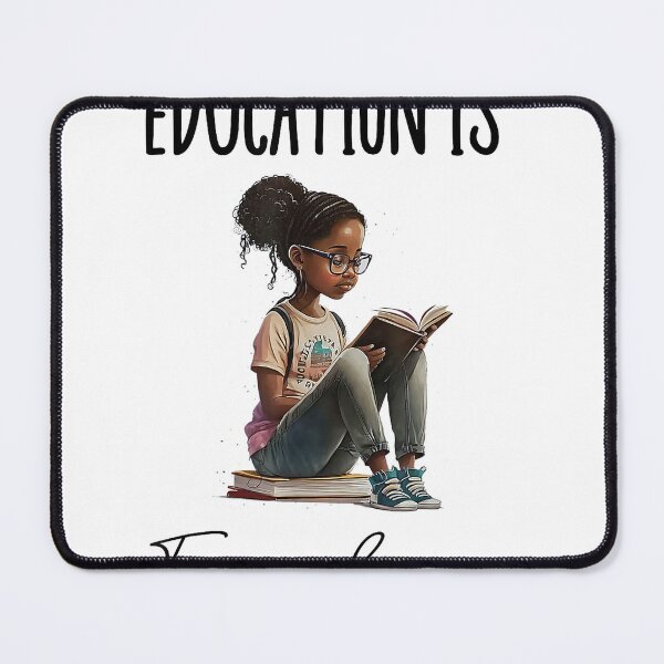 Item preview, Education is Freedom Black Teacher Books Black History Month T-Shirt designed and sold by kevincuellar.