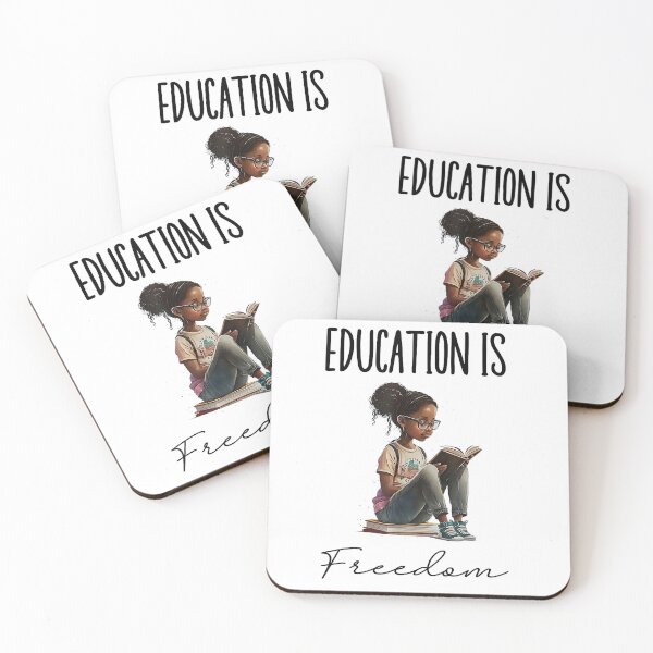 Item preview, Education is Freedom Black Teacher Books Black History Month T-Shirt designed and sold by kevincuellar.