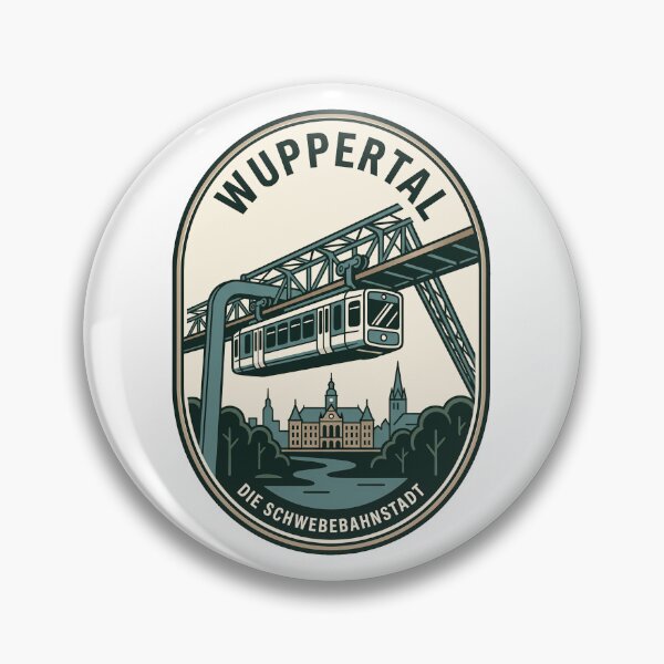 Item preview, Vintage Wuppertal Schwebebahn Suspension Railway Badge designed and sold by k3rstman1.