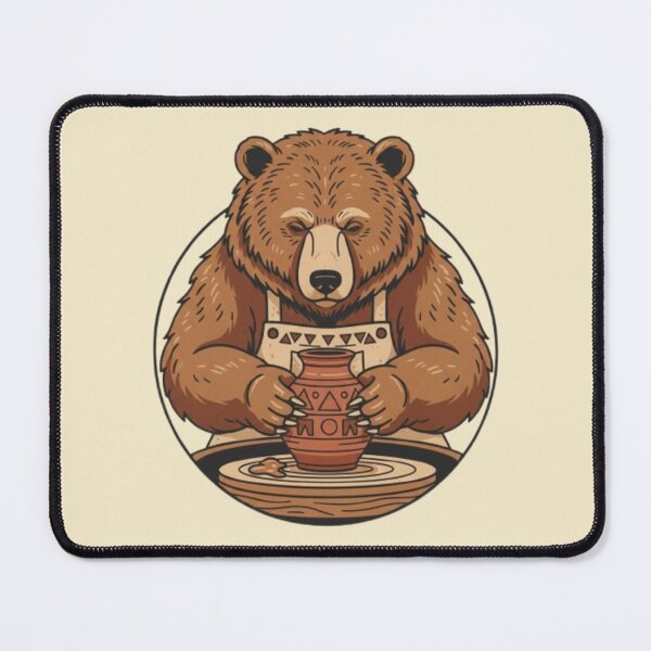 Item preview, Pottery Bear – Creative Clay Wheel Design designed and sold by Dogandesighn.