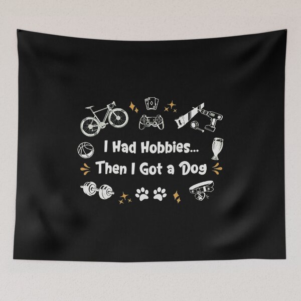 Item preview, I Had Hobbies Then I Got A Dog Tee designed and sold by SoyLamderma.