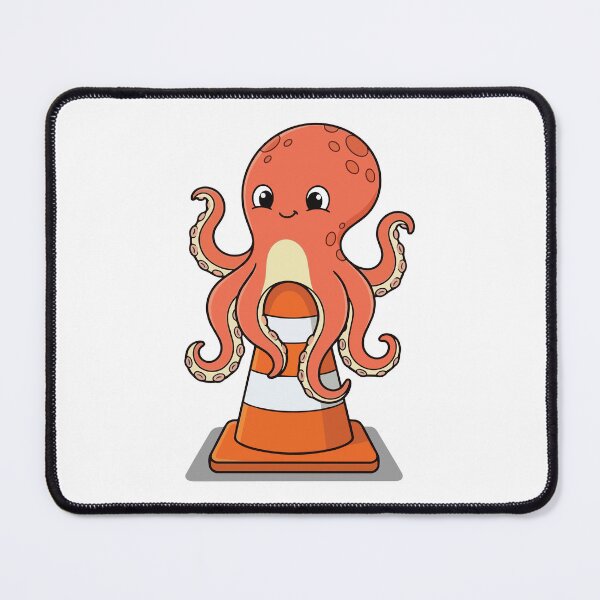 Item preview, Octopus on Traffic cone designed and sold by abstractsmile.