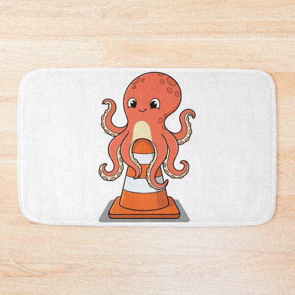 Item preview, Octopus on Traffic cone designed and sold by abstractsmile.