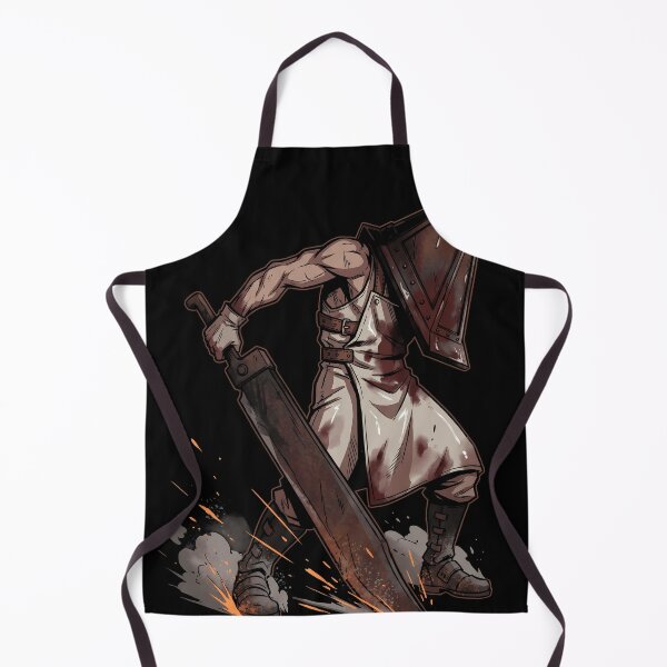 Item preview, Pyramid Head Silent Hill Fan Art – Red Helmet Great Knife Horror Design designed and sold by Senpaiwaves.