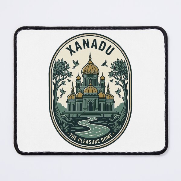 Item preview, Xanadu Pleasure Dome Vintage Palace Illustration designed and sold by k3rstman1.