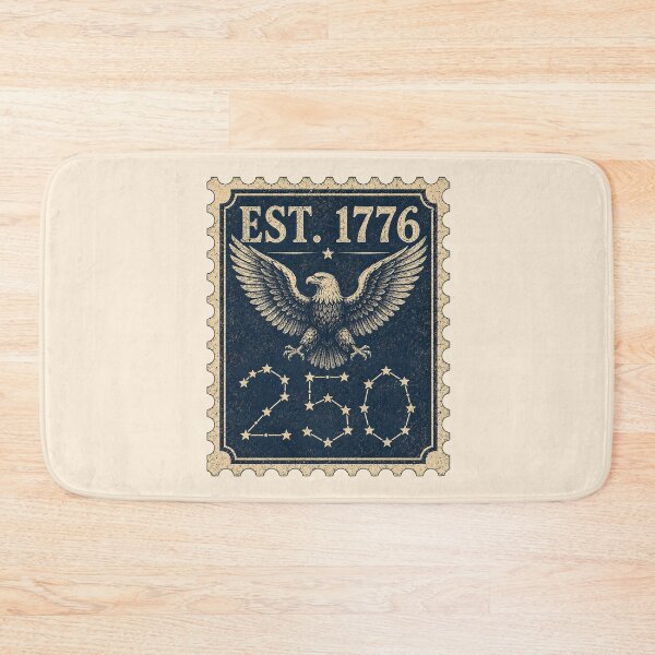 Item preview, Est 1776 Patriotic Eagle Stamp 250 Anniversary Gift Tee designed and sold by Fanverse Merchandise.