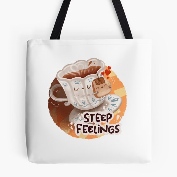 Item preview, Steep Feelings - Cute Tea Pun designed and sold by Vuckovicdraws.