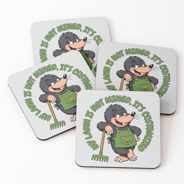 Item preview, My Lawn Is Not Mined, It's Customized. Funny Mole designed and sold by HumanMess.
