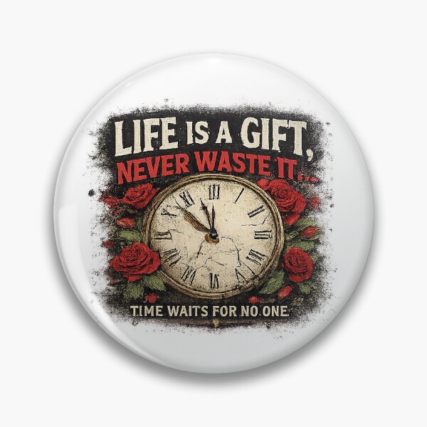 Item preview, Life is a gift, never waste it. designed and sold by DollyKoco.