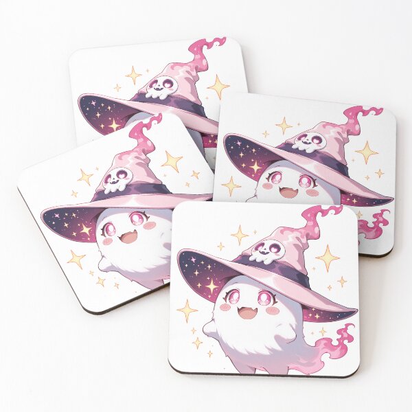 Item preview, Cute Ghost Witch | Kawaii Magical Spirit with Cosmic Wizard Hat designed and sold by TattooDrive.