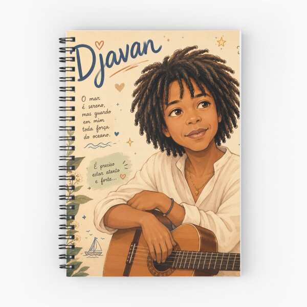 Item preview, Cantor Djavan designed and sold by Traços do Brasil .