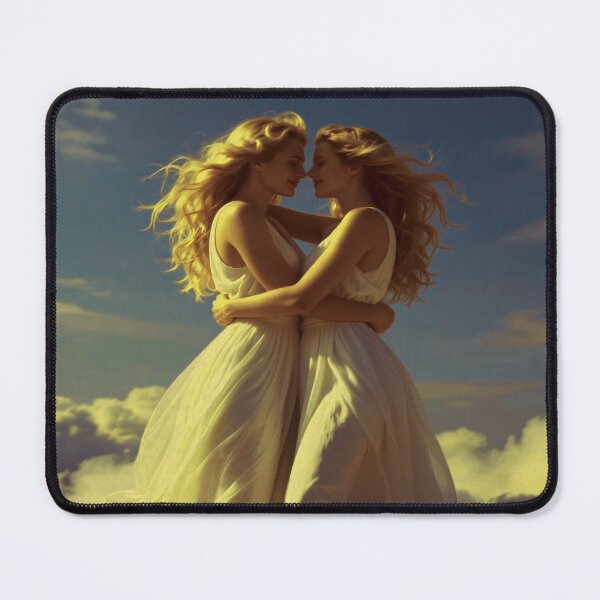 Item preview, Heavenly sisterly love, united in the heart on clouds designed and sold by Segasprojects.