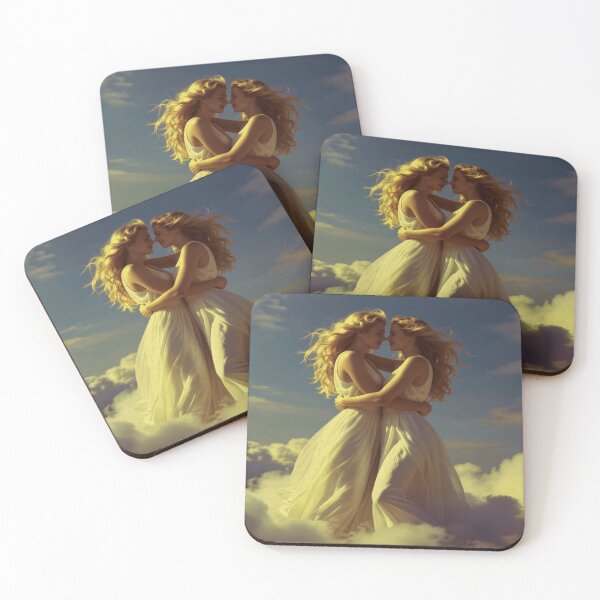 Item preview, Heavenly sisterly love, united in the heart on clouds designed and sold by Kimenta Fashion.