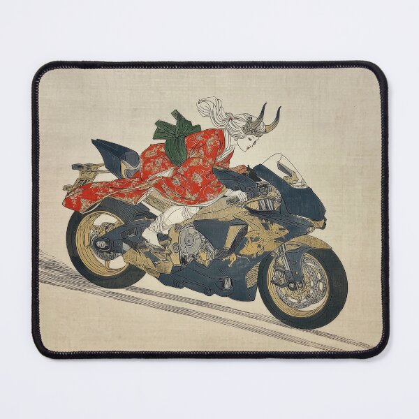 Item preview, Oni Riding a Modern Motorcycle designed and sold by lautir.