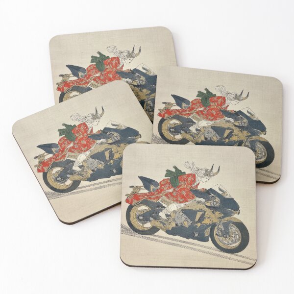 Item preview, Oni Riding a Modern Motorcycle designed and sold by lautir.