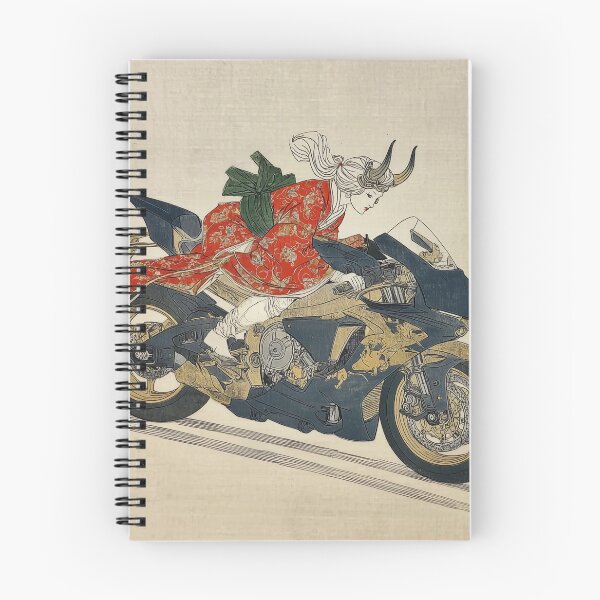 Item preview, Oni Riding a Modern Motorcycle designed and sold by lautir.