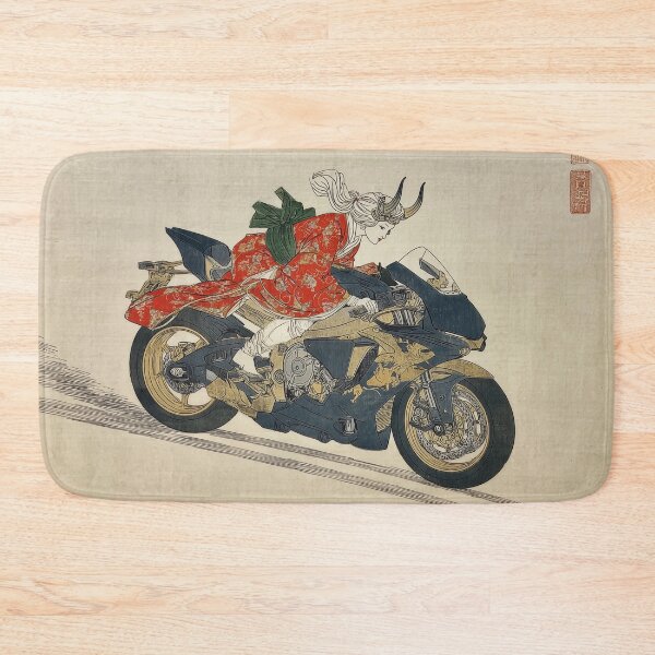 Item preview, Oni Riding a Modern Motorcycle designed and sold by lautir.