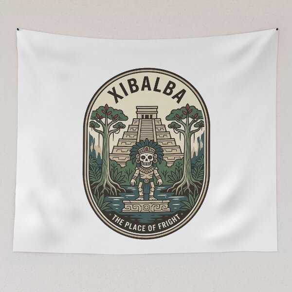 Item preview, Xibalba Mayan Underworld Skull Temple designed and sold by k3rstman1.