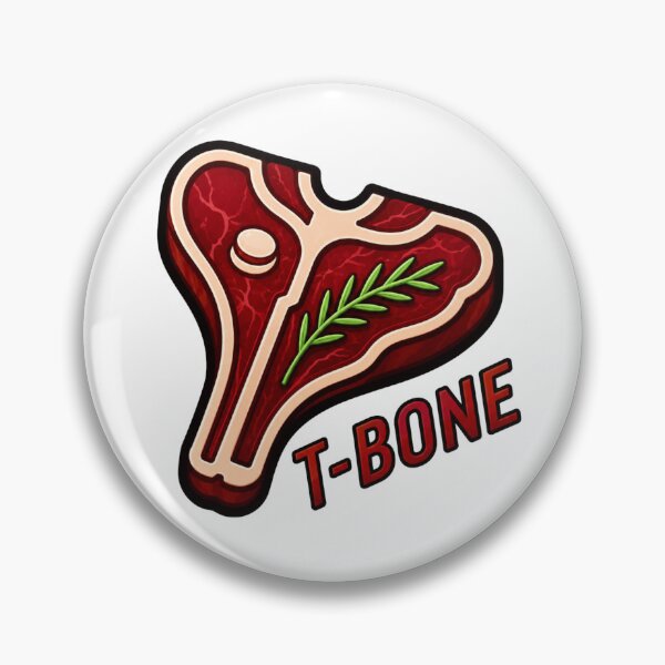 Item preview, T-Bone Steak Butcher Style Logo designed and sold by ziblod.