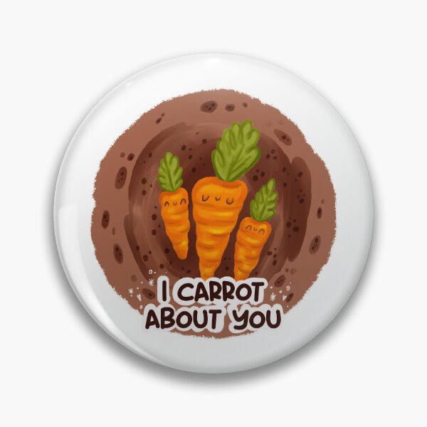 Item preview, I Carrot About You - Cute Carrot Pun designed and sold by Vuckovicdraws.
