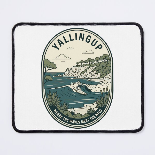Item preview, Vintage Yallingup Western Australia Surf Badge designed and sold by k3rstman1.