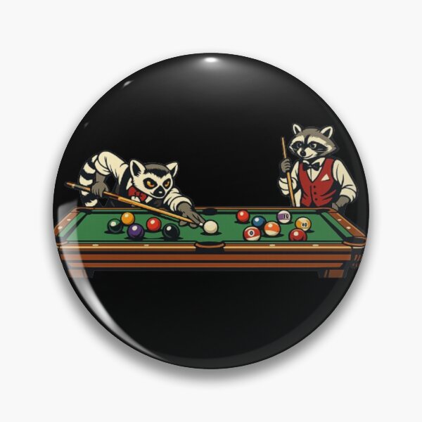 Item preview, Billiard Buddies – Lemur & Raccoon Game Design designed and sold by Dogandesighn.