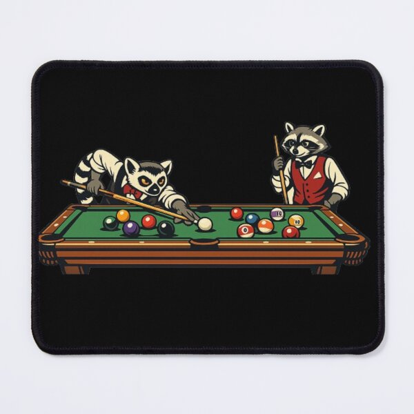Item preview, Billiard Buddies – Lemur & Raccoon Game Design designed and sold by Dogandesighn.