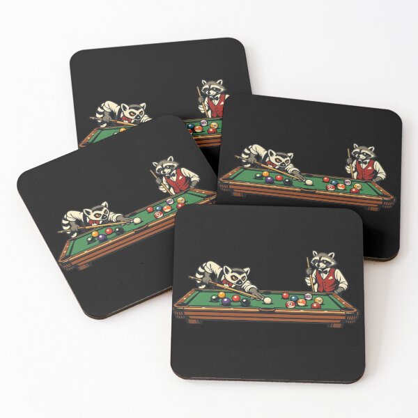 Item preview, Billiard Buddies – Lemur & Raccoon Game Design designed and sold by Dogandesighn.