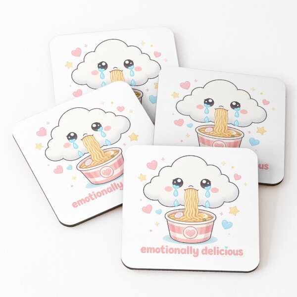 Item preview, Emotionally Delicious – Cute Crying Cloud Ramen Kawaii Design designed and sold by FusiTink.