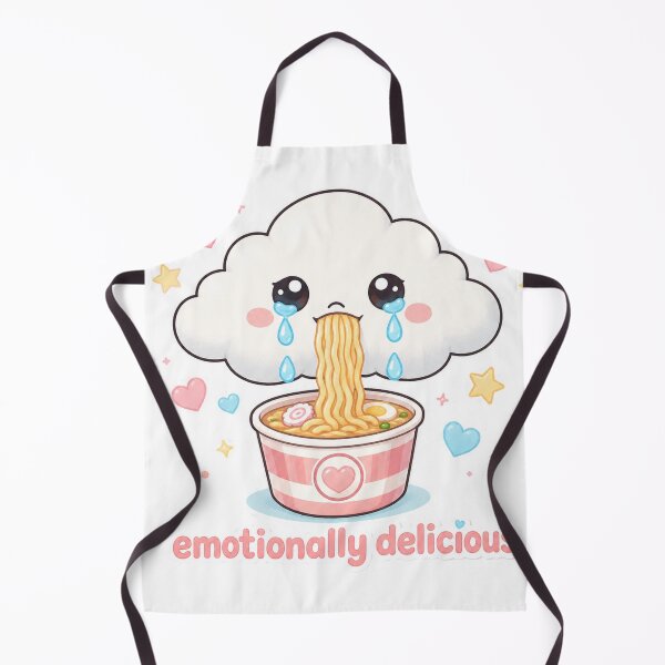 Item preview, Emotionally Delicious – Cute Crying Cloud Ramen Kawaii Design designed and sold by FusiTink.